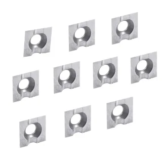 HONGDUI 10PCS Carbide Insert Cutter for Edge Corner Plane