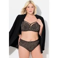 Ulla Popken Slip TruYou Midislip Animalmuster Mikrofaser