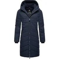 Ragwear Steppmantel Dizzie Coat Wasserdichter Winterparka mit gefütterter Kapuze