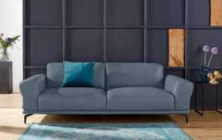 W.SCHILLIG 2,5-Sitzer "montanaa" mit Metallfüßen in Schwarz pulverbeschichtet, Breite 232 cm