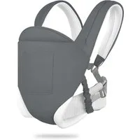 Blusmart Babytrage All-In-One Babytrage für Neugeborene ab Geburt (Baby-Tragetasche 3 Trage Positionen, Leicht & sicher (3.5-20 kg), Für einfache Verstellbarkeit, weicher Stoff, atmungsaktiv