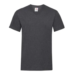 Fruit of the Loom - "Valueweight" T-Shirt V-Ausschnitt für Herren (Dunkelgrau)