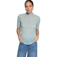 Zero Kurzarmshirt Damen kurzarm (1-tlg) Spitze