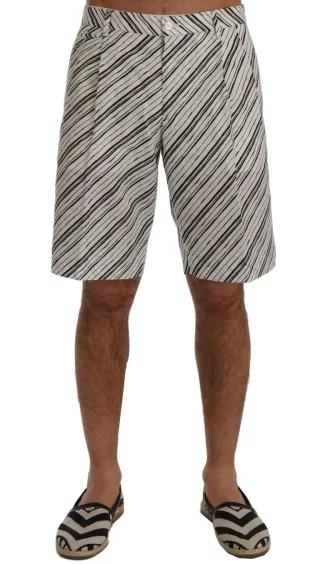 Gestreifte Freizeitshorts