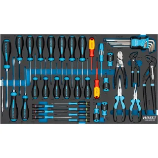 HAZET Werkzeug-Sortiment 45-teiliges Set - 163-645/45