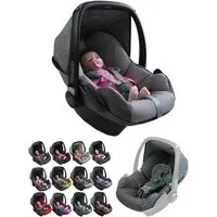 BambiniWelt by Rafael K. Babyschale Ersatzbezug kompatibel mit Maxi Cosi Pebble Babyschale 5-tlg, ab: 0+, bis: 14 Monate