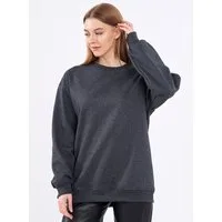COMEOR Sweatshirt Damen Oversize Pullover Langarm Baumwolle