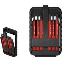 Bit-Satz slimBit electric, Sechsrund rot, 6-teilig