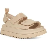 UGG K GOLDENGLOW Sandale, Sommerschuh, Poolslides, Plateauabsatz, mit Klettverschluss