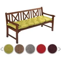 sunnypillow Bankauflage Bankauflage Stuhlkissen viele Farben und Größen zur Auswahl, 150 x 50 cm grün