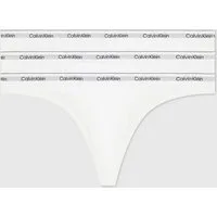 Calvin Klein Underwear Tanga 3 PACK THONG (LOW-RISE) (3-St) String low waist mit Logobund