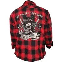 GASOLINE BANDIT® Flanellhemd Herren Worker Hemd für Rockabilly Fans: We are the Good Guys