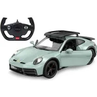 Jamara RC-Auto Porsche 911 Dakar 1:14 grün schattiert 2,4GHz, mit LED Licht