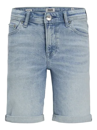 JACK&JONES - JJIRICK JJORIGINAL SHORTS AM 360 SN JNR Light Blue Denim - Gr. - 176