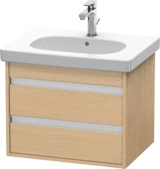 Duravit Ketho Waschtischunterbau wandhängend Natur Eiche Matt 600x455x480 mm - KT665003030 KT665003030