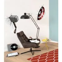 Komar Wandtattoo Avengers Powerful Weapons - Größe 50 x 70 cm (2 St), Künstler: Komar, selbstklebend, Wandsticker, Kinderzimmer