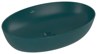 Villeroy & Boch Aufsatzwaschbecken Artis 419861 610x 410mm Oval ohne Überlauf Teal CeramicPlus 419861TE