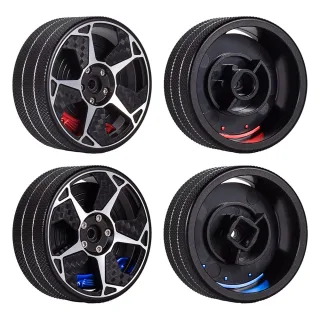 DUMBORC Remote Control Metal Handwheel Steering Wheel for X6 X6PM X10P Flysky NB4 Transmitter Replacement Parts DIY Acce
