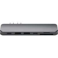 Satechi Type-C Pro Hub 4K HDMI Adapter zu SD-Card, HDMI, USB Typ C, Thunderbolt, USB 3.0, MicroSD-Card
