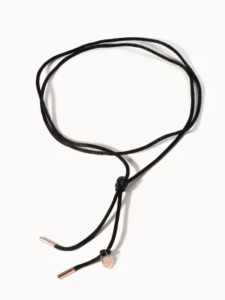 PURELEI Schwarze Satin Kette