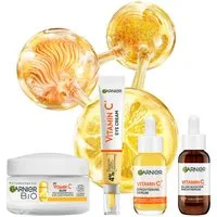 GARNIER Gesichtspflege-Set Garnier SkinActive Max Glow Booster Set Set, 3-tlg., mit Vitamin C