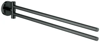GROHE Handtuchhalter Essentials 40371 2-armig 450mm hard graphite, 40371A01 40371A01