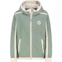 SUBLEVEL Fleecejacke Damen Teddyfleece Kuschelig Übergangsjacke Jacke Outdoor Jacke Stehkragen, Kapuze, flauschig, kuschelig, warm, Outdoor