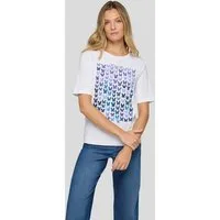 Rabe T-Shirt mit Schmetterling Print