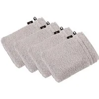 Vossen Waschhandschuh 4er Pack Waschhandschuh 22 x 16 cm Vienna Style Su, Frottier (Spar-Set, 4-St)