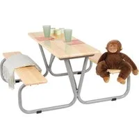 Pinolino® Garten-Kindersitzgruppe, Tisch mit 2 Sitzbänken