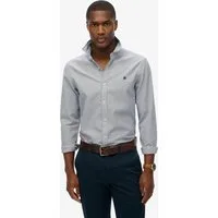 Superdry Langarmhemd CLASSIC OXFORD L/S SHIRT Regular Fit, aus Baumwolle, mit normalem Hemdkragen, pflegeleicht