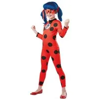 Rubie´s Kostüm Ladybug-Kostüm für Kinder Overall mit Maske rot-schwarz