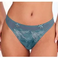 LASCANA String Gabriella aus Mesh mit hauchzarter Stickerei, transparente Unterwäsche