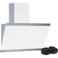 Klarstein Deckenhaube FlashLine Serie FlashLine Dunstabzugshaube A++ 524 m³/h 100W BLDC 3 Stufen Touch LED FlashLine, Abzugshaube Küche Abzughaube Abluft Umluft mit Edelstahl & Kohle