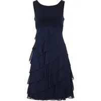 SWING Cocktailkleid (1-tlg) Drapiert/gerafft