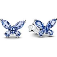 Pandora Paar Ohrstecker 294230C01, Ohrstecker Schmetterling silberfarben