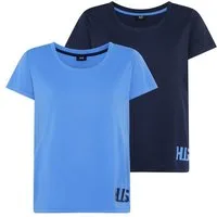 H.I.S Funktionsshirt (Spar-Set, 2er-Pack) figurbetonter Schnitt, sportlicher Look, mit trendigem Logodruck