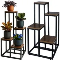 Ruhhy Standregal Dekoregal Blumenständer Standregal, Spar-Set 1-tlg., trägt bis zu 50 kg Gesamtlast, je Fachboden bis 12,5 kg