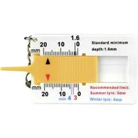 APA Reifendrucksensor APA 31343 Reifenprofilmesser analog Messbereich Tiefe 0 - 20 mm