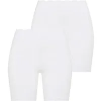 YSABEL MORA Lange Unterhose BASIC COLLECTION COTTON WITH LACE (2er Pack) angenehm weich, Passform gegen Reibung