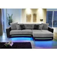 Jockenhöfer Gruppe Ecksofa Laredo L-Form, B: 322 cm, Heimkino für die ganze Familie, mit RGB-LED-Beleuchtung, Soundsystem & Zierkissen