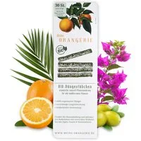 Meine Orangerie Spezialdünger BIO Düngestäbchen - 30 Sticks - organischer Pflanzendünger, 1, Packung, optimale Pflanzennahrung für alle mediterrane Pflanzen, fördert Bodenleben, Humusbildung und gesundes Pflanzenwachstum