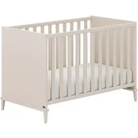 YUNY by PAIDI Babybett SISTER LOU in Beige, Gitterbett höhenverstellbar, Kinderbett