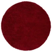 Tapiso Hochflor-Teppich ESSENCE, rund, Höhe: 40 mm, Wohnzimmer, Schlafzimmer, Hochflor, Einfarbig