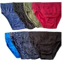 DDOnlineShop Slip 6 Stück Herren Slips Unterhosen Mehrfarbig (Spar-Set, 6-St., 6er-Pack) Premium Qualität(B-4417)