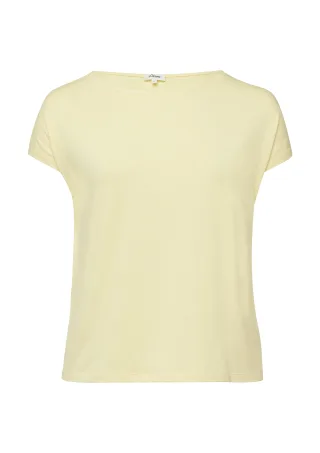 s.Oliver - T-Shirt gelb - Gr. - 48