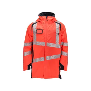 MASCOT Herren Parka ACCELERATE SAFE Hi-vis Rot / Schwarzblau M - 19030-449-22210-M