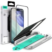 ESR Displayschutzglas Tempered-Glass Displayschutz für iPhone 17 Pro, UltraFit Aufbringhilfe, Kratzfest, gehärtetes Glas