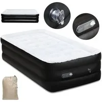 Clanmacy Luftbett Luftbett Luftmatratze selbstaufblasend 1 Person Gästebett mit Pumpe