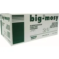 mosy Moosgummi Steckschaum - Ziegel für frische Blumen-Gestecke, 1 Karton = 20 Stück, Steckmasse, Steckmoos, Steckschwamm für Blumen-Gestecke, Frischblumen